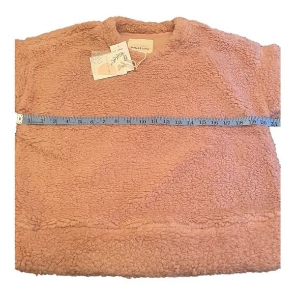 𝅺THREAD & SUPPLY Crewneck Pullover Sweater In Blush - Picture 5 of 9